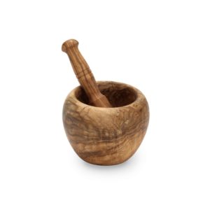 Olive Wood Mortar and Pestle MM