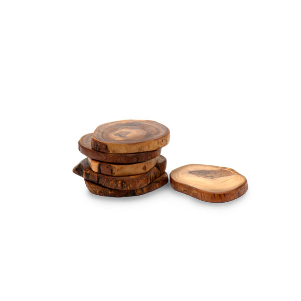 Olive wood Natural Coasters